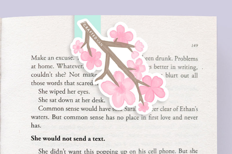 Blossom Jumbo Magnetic Bookmark - CVJ1151BLOS
