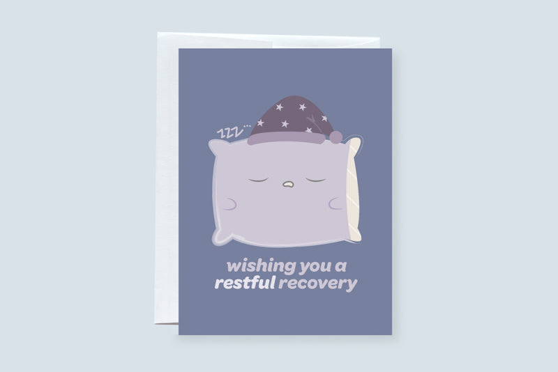 Wishing You a Restful Recovery (Pillow) Greeting Card - CVC1367PILL