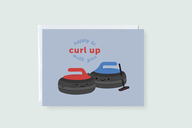 Curling Card Greeting Card - CVC1372CURL