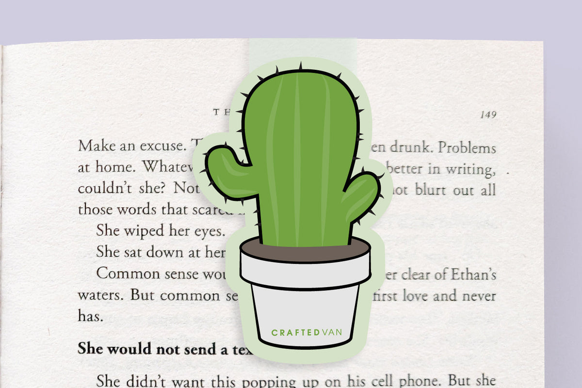 Cactus Jumbo Magnetic Bookmark - CVJ1150CACT