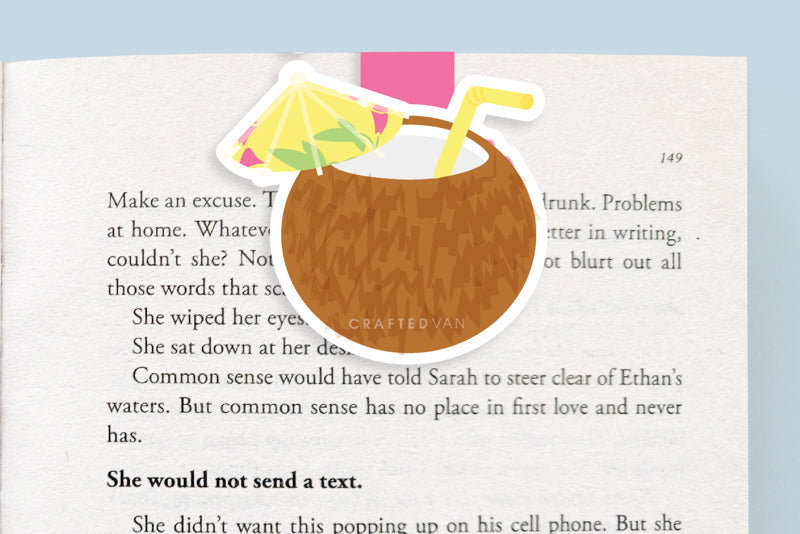 Coconut Drink Jumbo Magnetic Bookmark - CVJ1248COCO