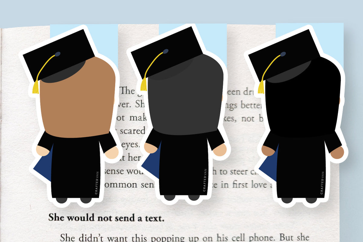 Grad Girl Jumbo Magnetic Bookmark - CVJ1277GRAG