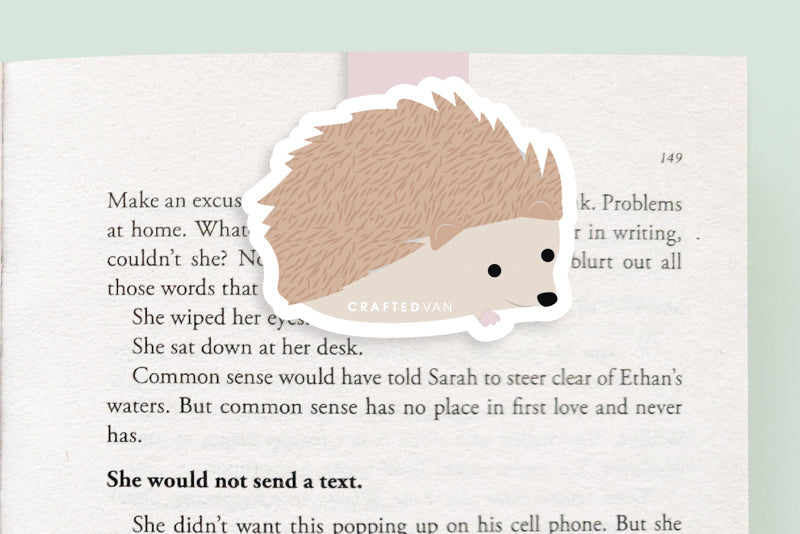 Hedgehog Jumbo Magnetic Bookmark - CVJ1213HEDG