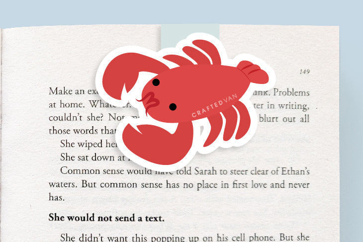 Lobster Jumbo Magnetic Bookmark - CVJ1099LOBS