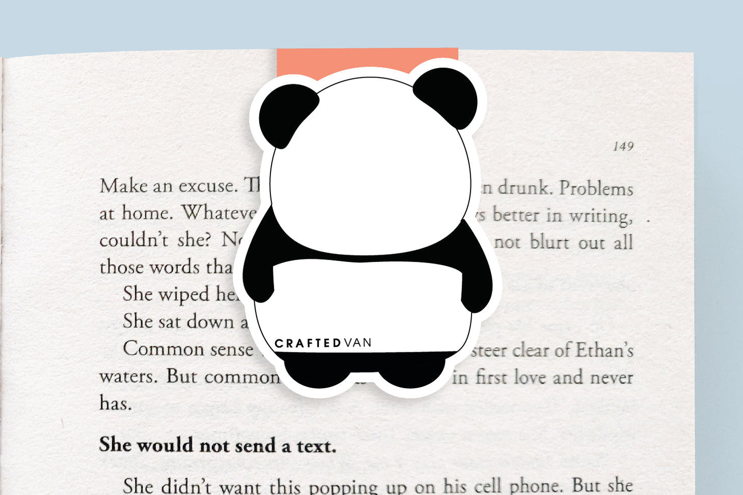 Panda Jumbo Magnetic Bookmark - CVJ1207PAND