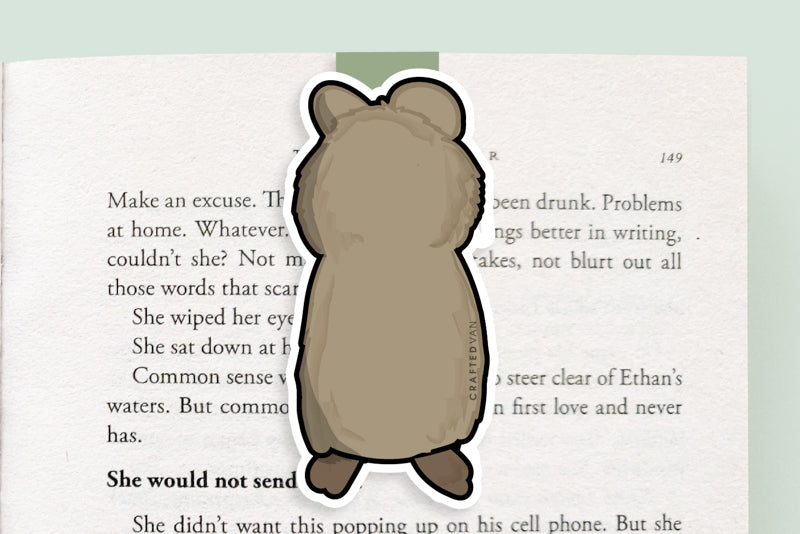 Quokka Jumbo Magnetic Bookmark - CVJ1209QUOK