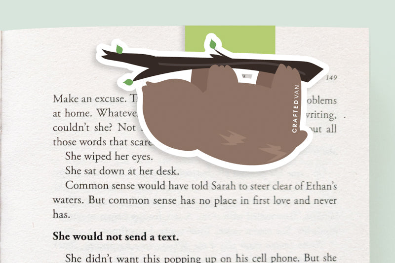 Sloth Jumbo Magnetic Bookmark - CVJ1015SLOT