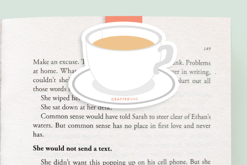 Teacup Jumbo Magnetic Bookmark - CVJ1002TEAC