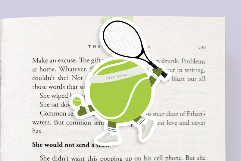 Tennis Jumbo Magnetic Bookmark - CVJ1111TENN