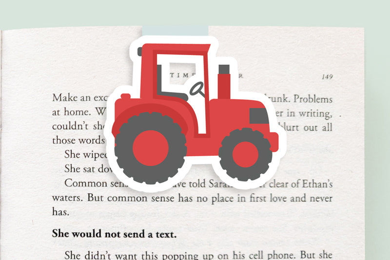 Tractor Jumbo Magnetic Bookmark - CVJ1090TRAC