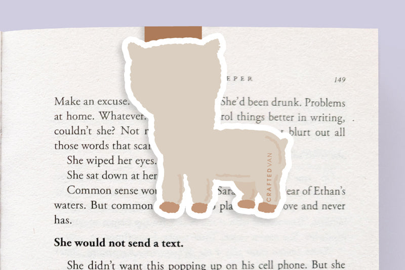 Alpaca / Llama Jumbo Magnetic Bookmark - CVJ1206ALPA