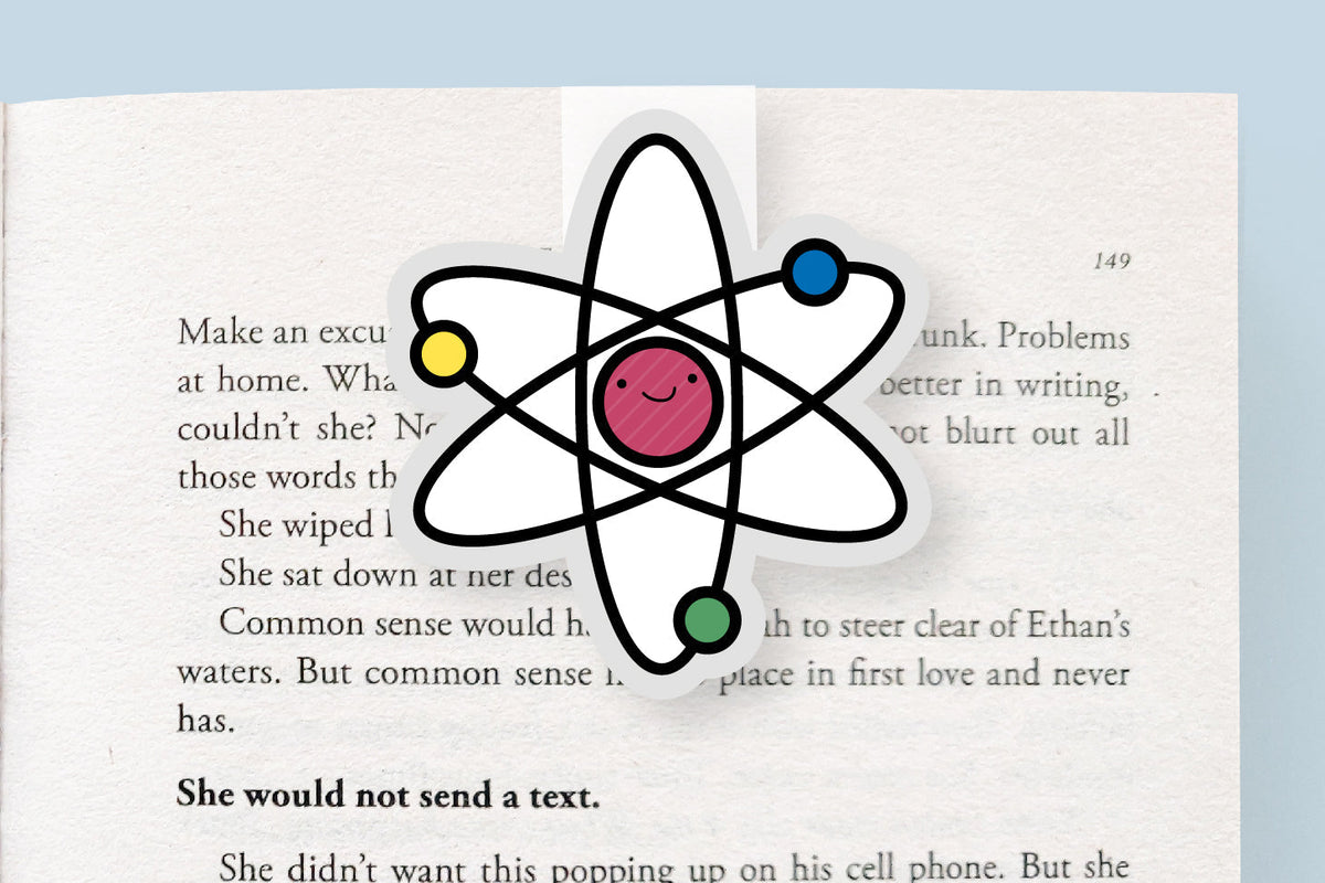 Atom Jumbo Magnetic Bookmark - CVJ1417ATOM