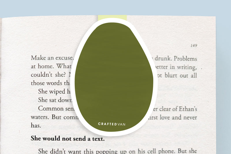 Avocado Jumbo Magnetic Bookmark - CVJ1007AVOC