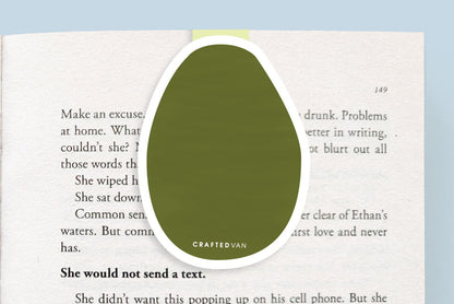Avocado Jumbo Magnetic Bookmark - CVJ1007AVOC