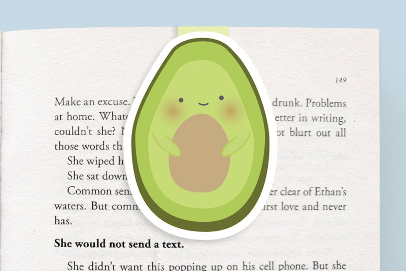 Avocado Jumbo Magnetic Bookmark - CVJ1007AVOC