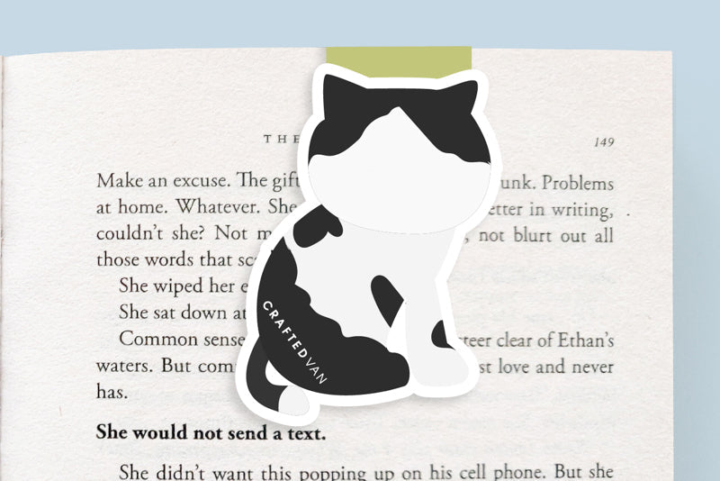 Tuxedo Cat Jumbo Magnetic Bookmark - CVJ1180TUXE