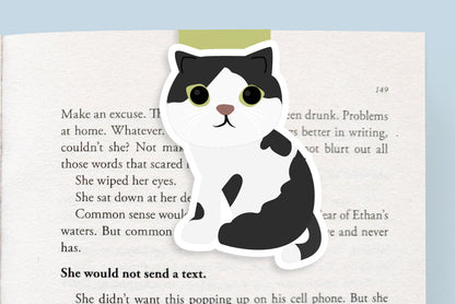 Tuxedo Cat Jumbo Magnetic Bookmark - CVJ1180TUXE