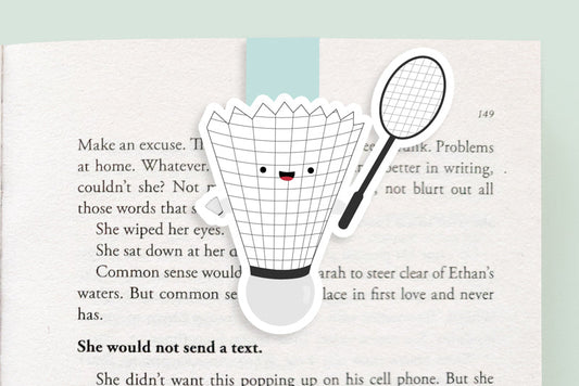 Badminton Jumbo Magnetic Bookmark - CVJ1112BADM