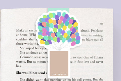 Balloons and Bookshelf Jumbo Magnetic Bookmark - CVJ1289BALL