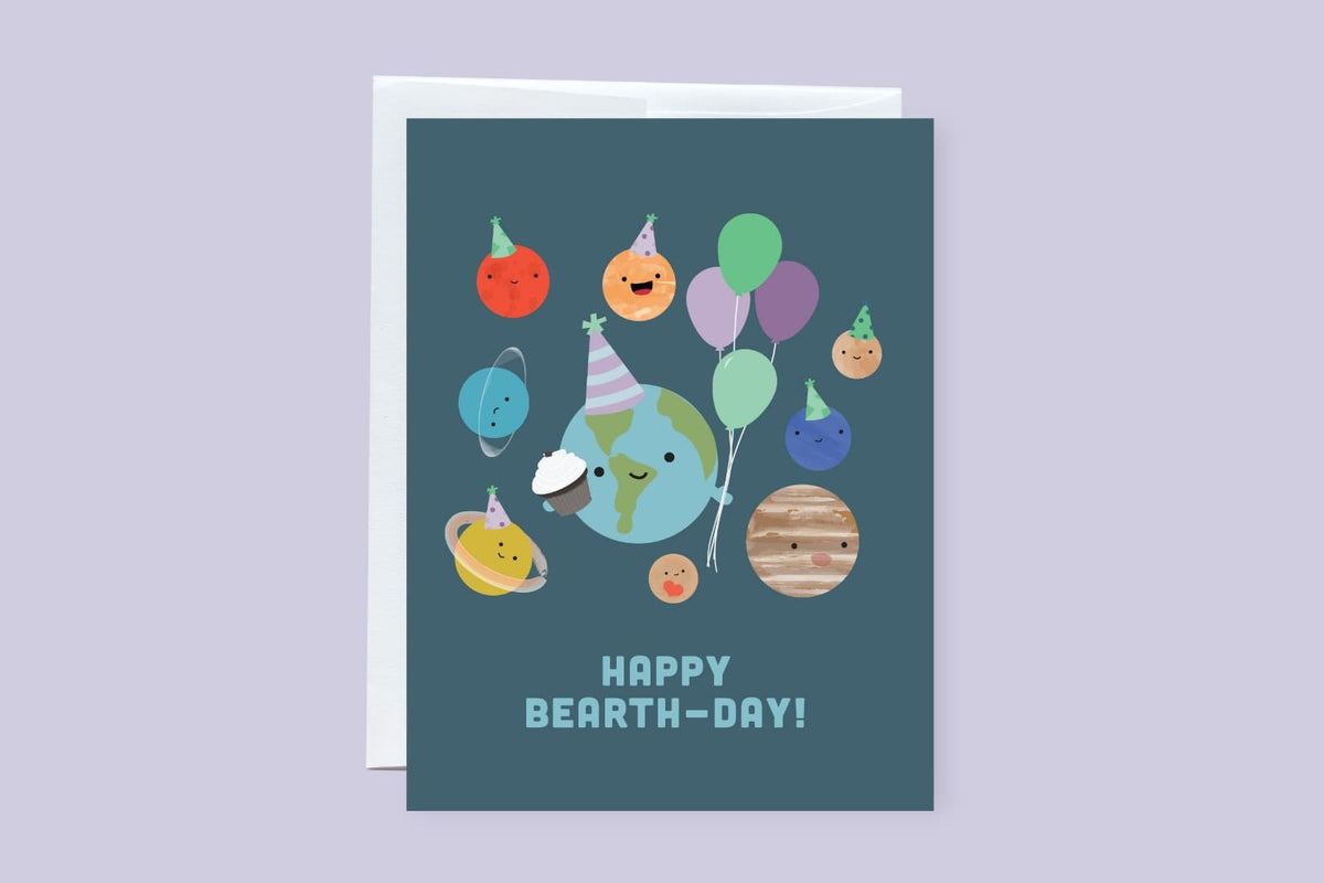 Happy Bearth-day Greeting Card - CVC1040EART
