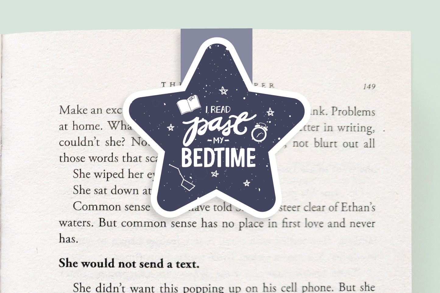 Bedtime Star Jumbo Magnetic Bookmark - CVJ1287BEDT