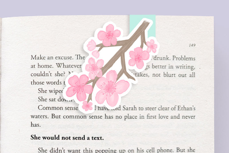 Blossom Jumbo Magnetic Bookmark - CVJ1151BLOS