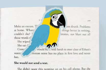 Blue & Gold Macaw Jumbo Magnetic Bookmark - CVJ1443BLMA