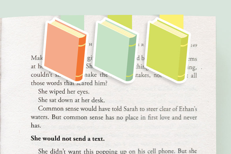 Bookish Mini Magnetic Bookmarks 3-Pack - CVM1031BOOK