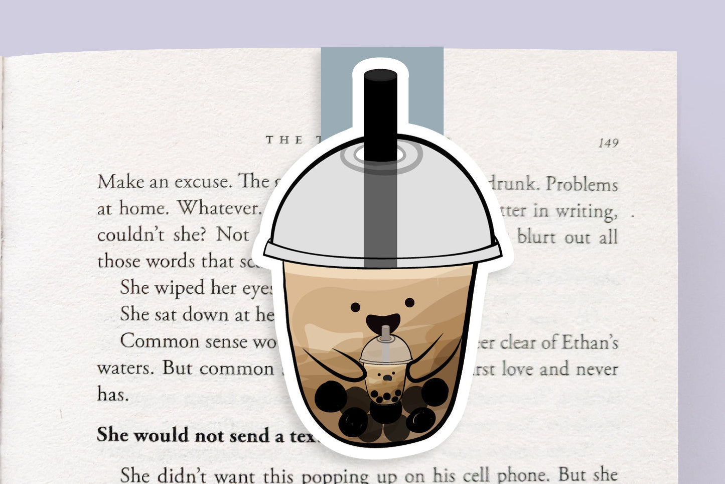 Brown Sugar BBT Jumbo Magnetic Bookmark - CVJ1006BSBB