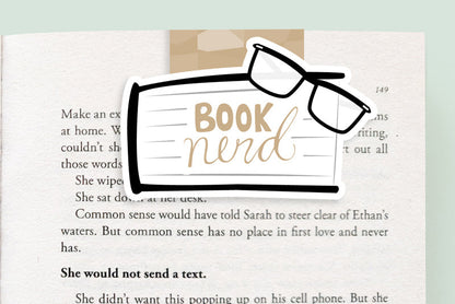 Booknerd Jumbo Magnetic Bookmark - CVJ1023NERD