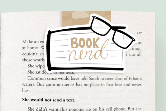 Booknerd Jumbo Magnetic Bookmark - CVJ1023NERD