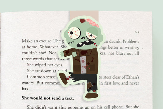 Zombie Boy Jumbo Magnetic Bookmark - CVJ1229ZOMB