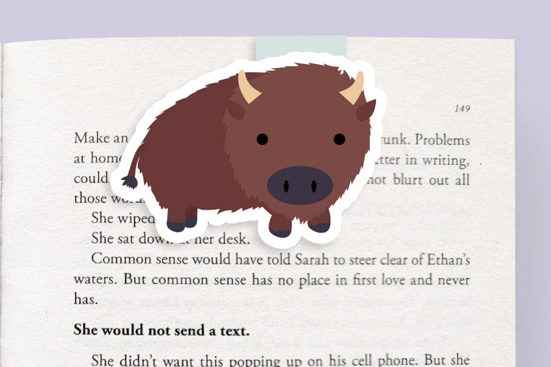 Buffalo Jumbo Magnetic Bookmark - CVJ1092BUFF