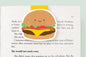Burger Jumbo Magnetic Bookmark - CVJ1419BURG