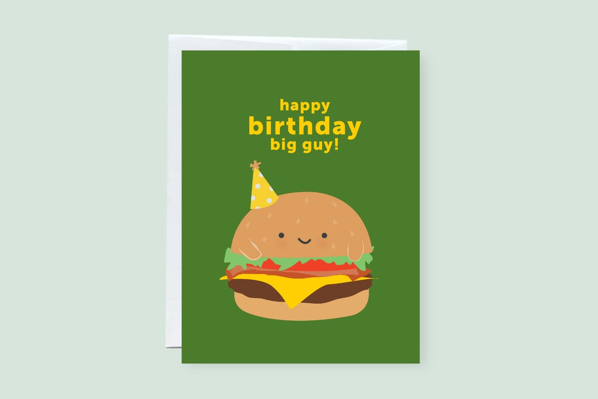 Happy Birthday Big Guy Greeting Card - CVC1354BURG