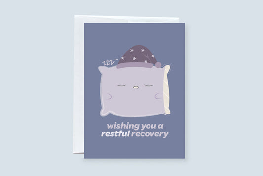 Wishing You a Restful Recovery (Pillow) Greeting Card - CVC1367PILL