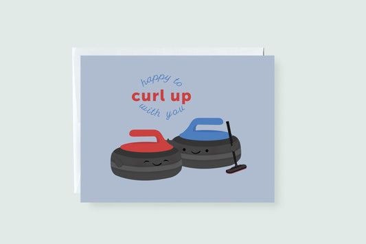 Curling Card Greeting Card - CVC1372CURL