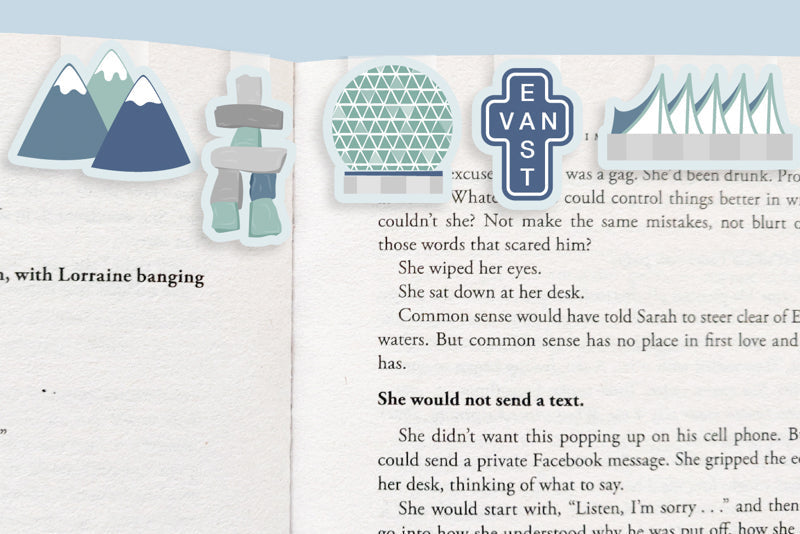 Vancouver Mini Magnetic Bookmarks 5-pack