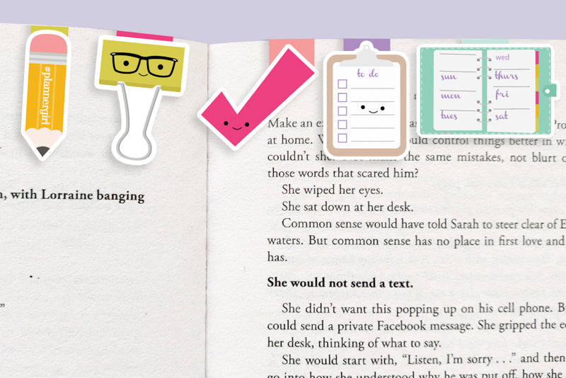Planner Mini Magnetic Bookmarks 5-pack - CVM1327PLAN