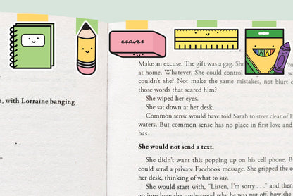 School Day Mini Magnetic Bookmarks 5-pack - CVM1328SCHO