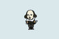 Shakespeare Pin - CVP1061SHAK