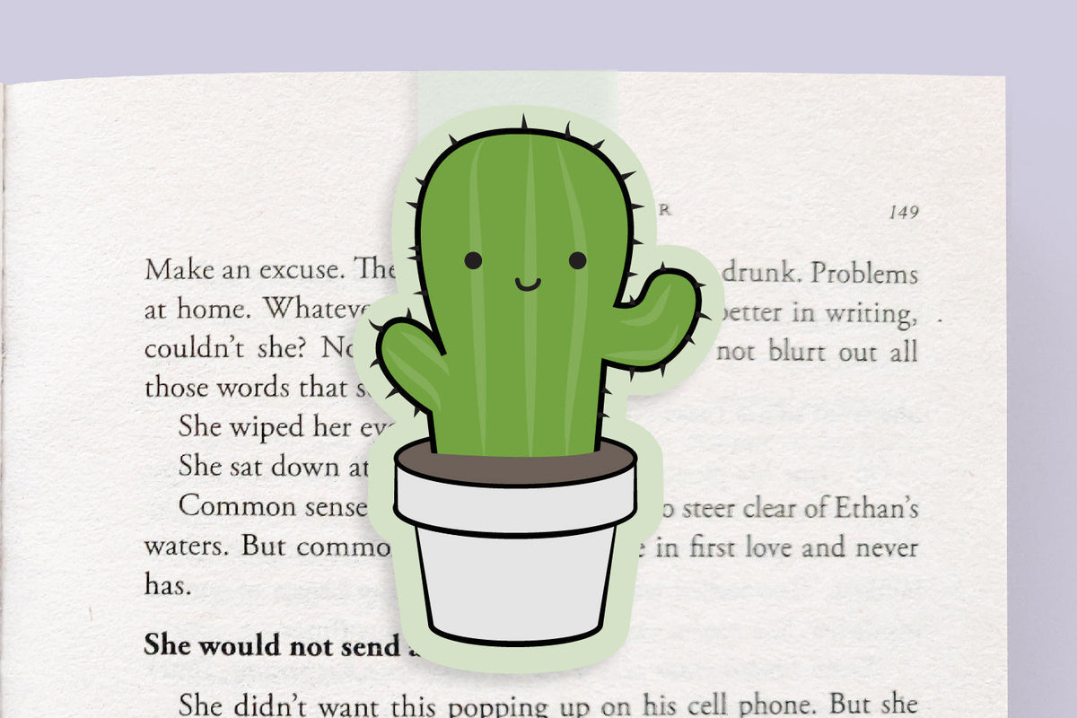 Cactus Jumbo Magnetic Bookmark - CVJ1150CACT