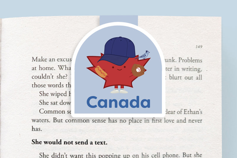 Canada Bookmark - Baseball - CVJ1437CABA