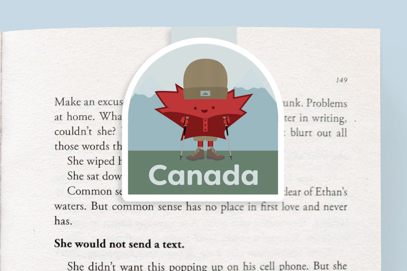 Canada Bookmark - Hiker - CVJ1432CAHI
