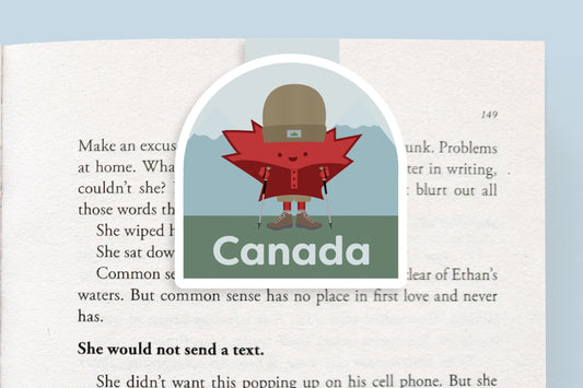 Canada Bookmark - Hiker - CVJ1432CAHI