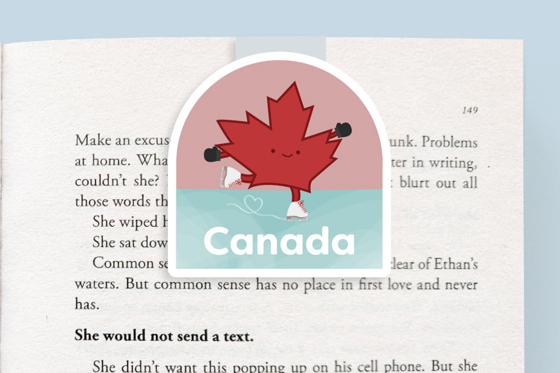 Canada Bookmark - Ice Skater - CVJ1436CAIC