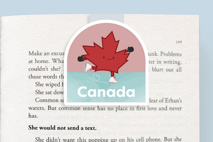 Canada Bookmark - Ice Skater - CVJ1436CAIC