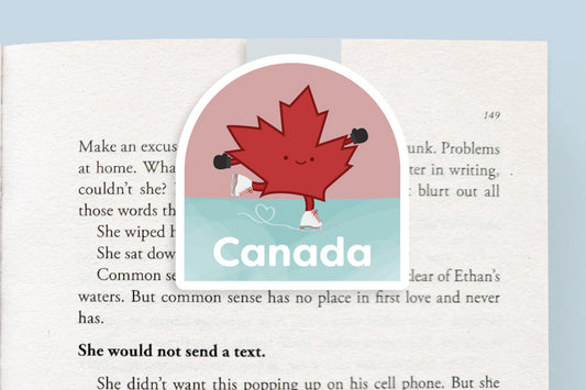 Canada Bookmark - Ice Skater - CVJ1436CAIC