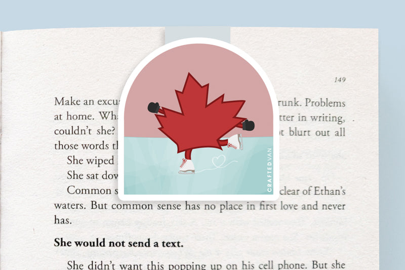 Canada Bookmark - Ice Skater - CVJ1436CAIC