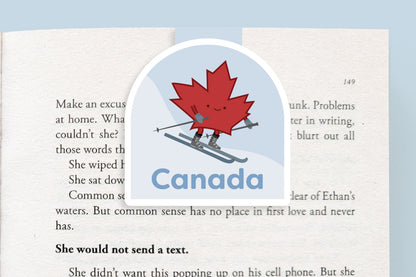 Canada Bookmark - Skier - CVJ1435CASK